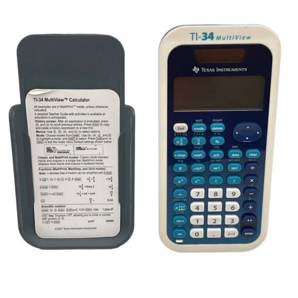 Texas Instruments TI-34 Multiview Calculator